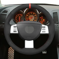 for nissan murano 2004 2008 altima 2004 2006 black suede leather wearable interior car accessories steering wheel cover