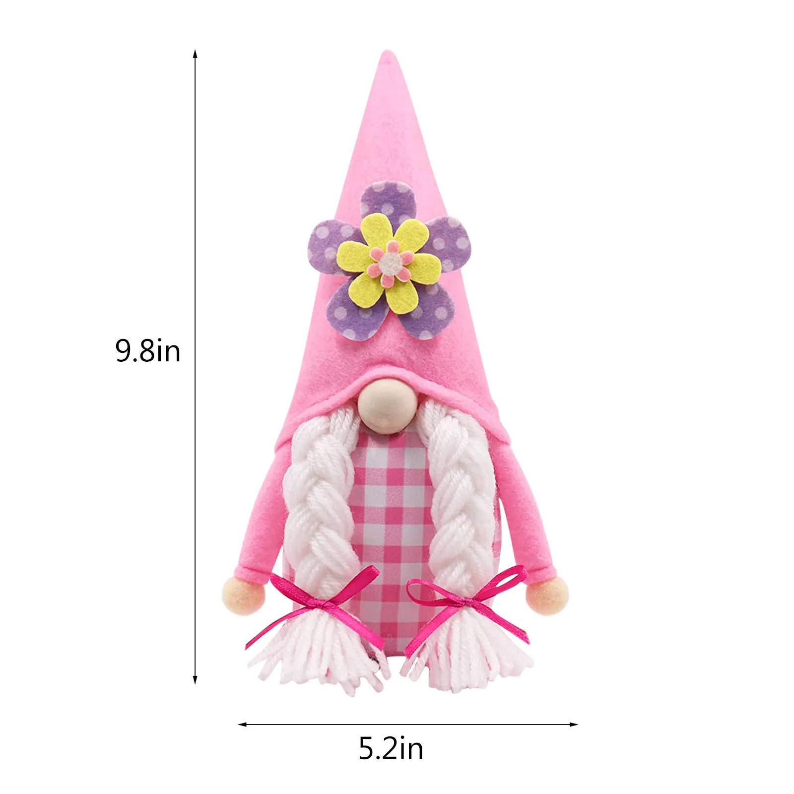 

2021 Spring Gnomes Doll Decoration Easter Bunny Flower Home Diy Cartoon Decor Household Party Desktop Ornaments Children Gifts