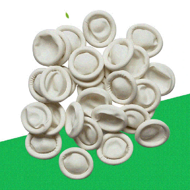 

800Pcs Latex Rubber Finger Cover Cap Fingertip Protector Insulation Finger Guard Anti-skid Set Finger Protect BBQ Kitchen Gloves