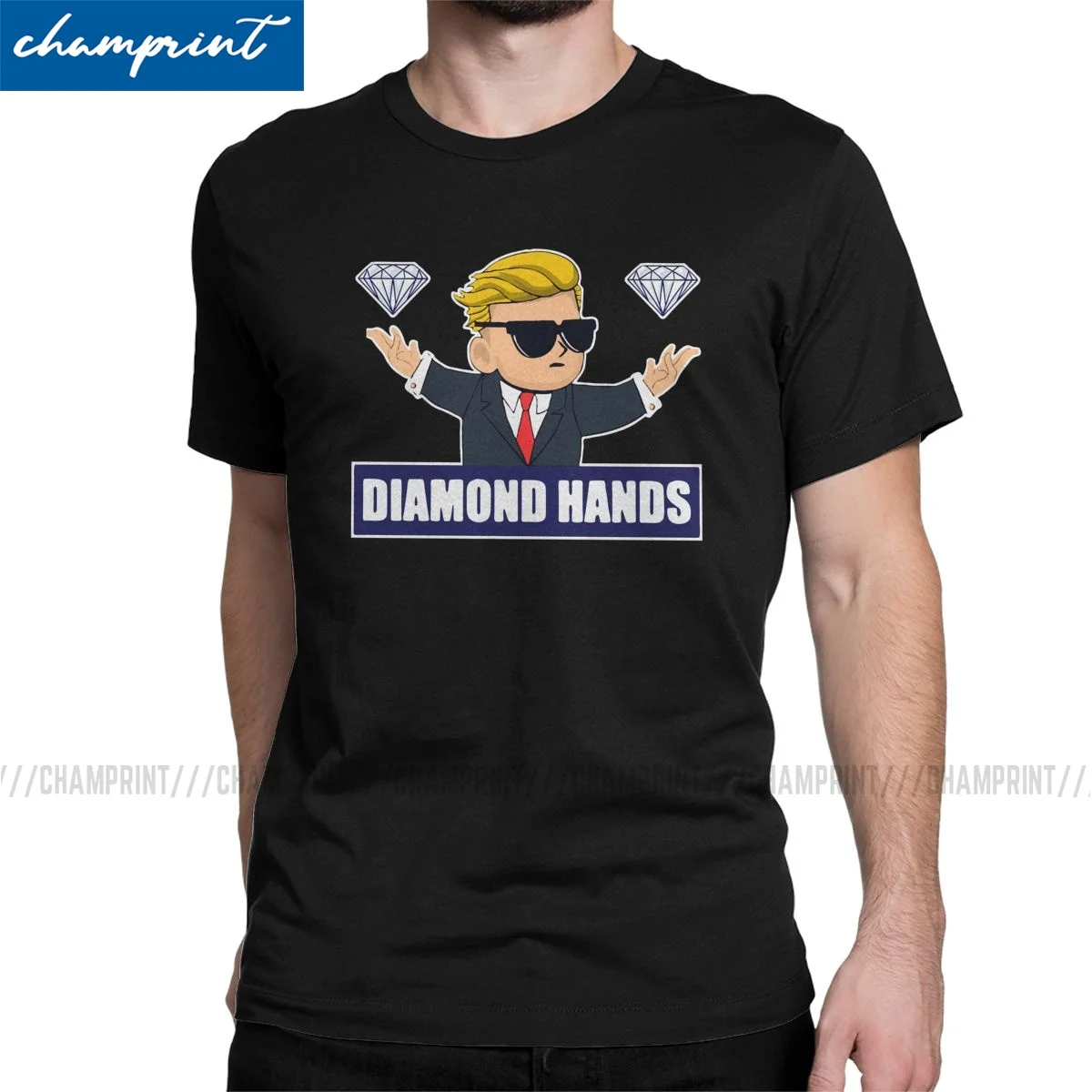 Reddit wallstreetставки WSB Diamond Hands Day трейдер варианты акций Мужская футболка Биткоин