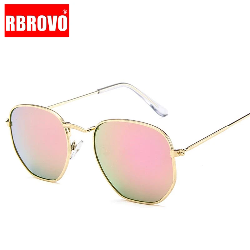 Очки RBROVO в винтажном стиле женские роскошные зеркальные солнечные аксессуары