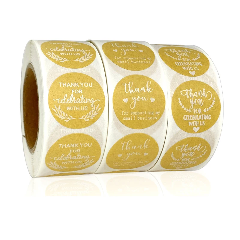 

Спасибо, наклейки из крафт-бумаги, спасибо за поддержку моих небольших подарков, уплотнения, круглые этикетки ручной работы, украшение для у...