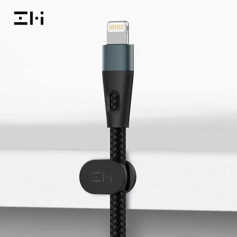ZMI MFi кабель Lightning первоклассная нейлоновая ПП плетеная оболочка кабеля для iPhone Xs/XS Max/XR/iPhone X/8/8 Plus/7 Plus AL806