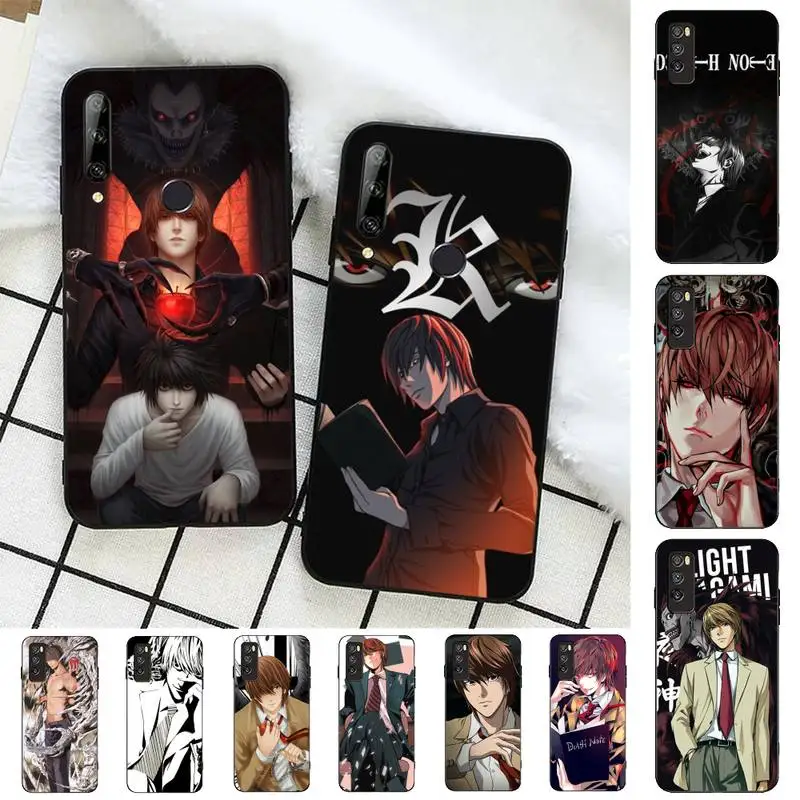 

FHNBLJ light yagami DEATH NOTE Phone Case for Huawei Honor 10 i 8X C 5A 20 9 10 30 lite pro Voew 10 20 V30