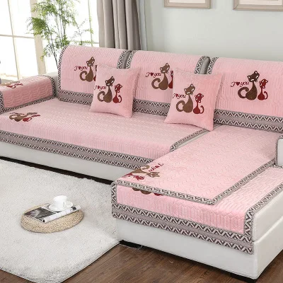 

Winter plush sofa cushion, universal fabric non-slip cushion, simple modern European sofa cushion cushion.