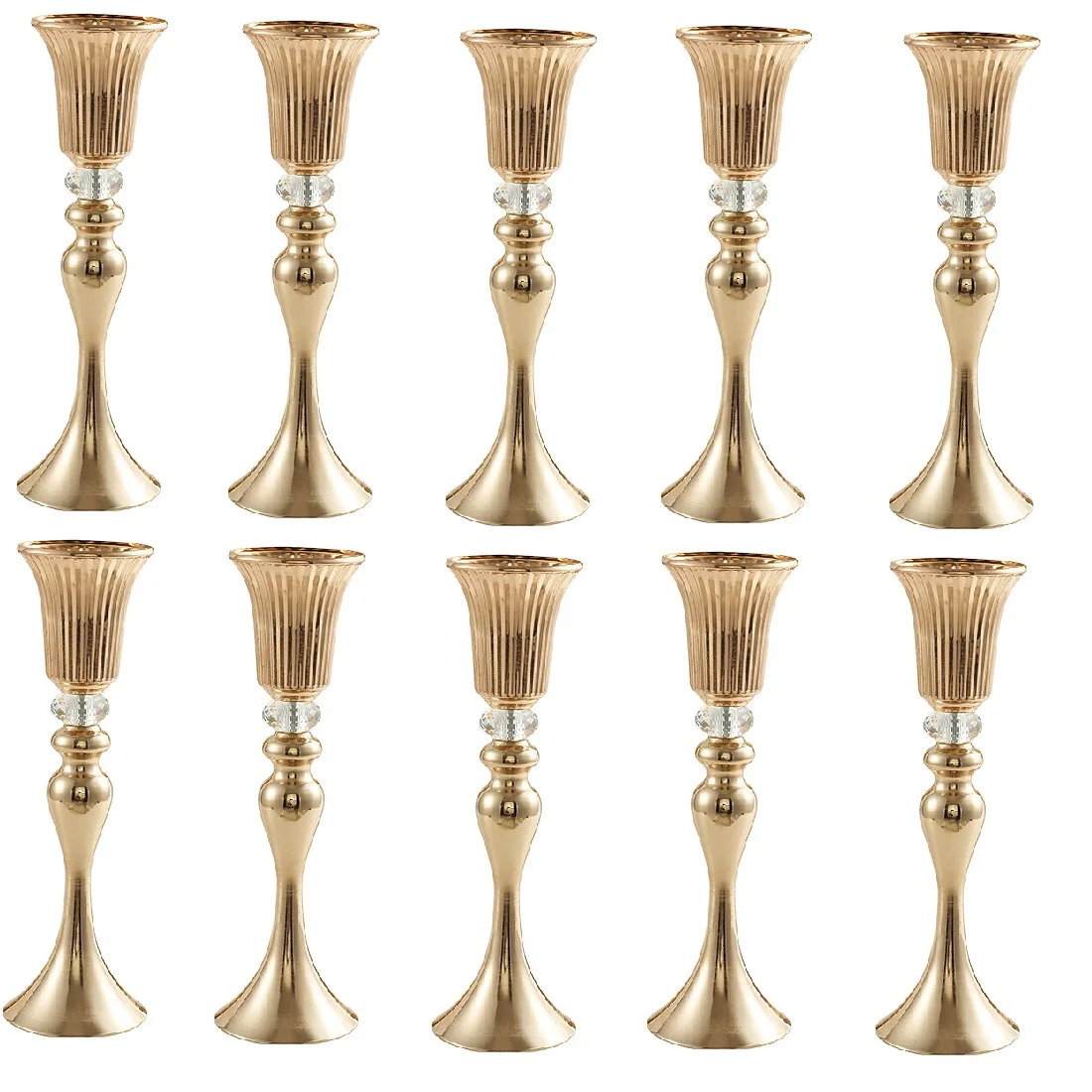 10 шт./лот цветочные вазы напольные металлические подставка для высушенных цветов