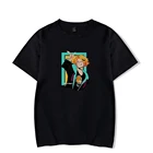 Футболка denki kaminari с аниме-принтом для мужчин и женщин, хипстерская хлопковая повседневная женская футболка с коротким рукавом в стиле Харадзюку, оверсайз t Shine HX