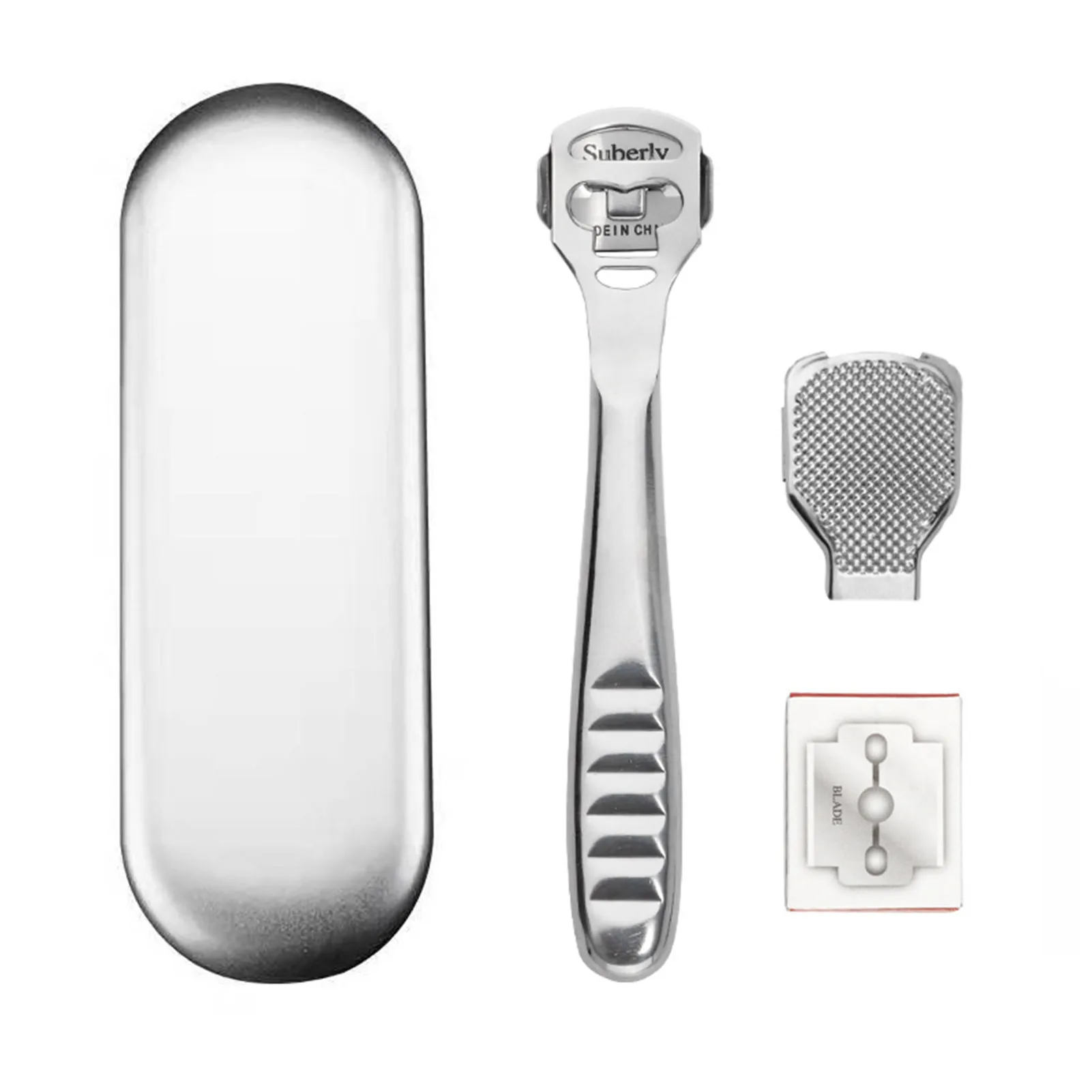 

Набор инструментов для педикюра и отшелушивания, из нержавеющей стали