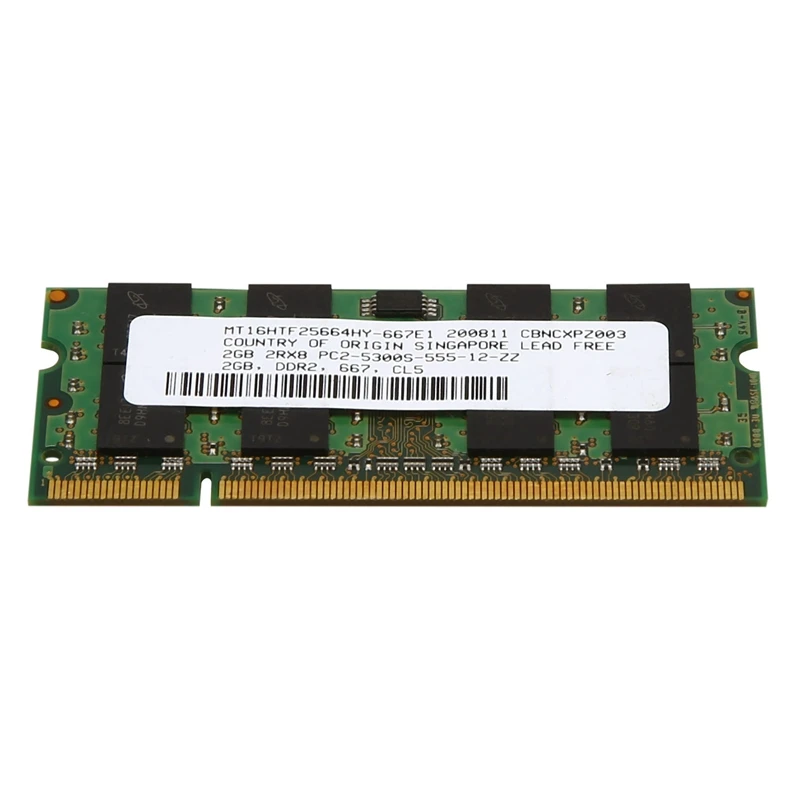 2GB DDR2 RAM Memory 667Mhz PC2 5300 Laptop Ram Memoria 1.8V 200PIN SODIMM for AMD |