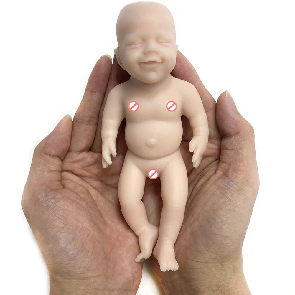 

DIY Unpainted Girl Full Body Silicone Baby Reborn Doll Washable Unpainted Full Limb Doll Unfinished Soft Doll DIY Blank Toy Chri