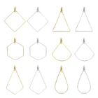 20 шт., подвески для сережек из нержавеющей стали