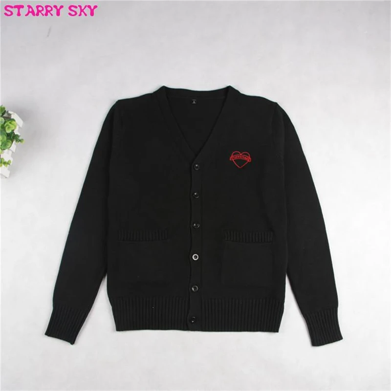 Новый осенне-зимний японский Кардиган с длинным рукавом утепленная Студенческая