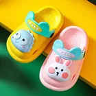 Новинка 2021, детская обувь с дырками, милая мультяшная обувь для мальчиков и девочек с мягкой нескользящей подошвой Baotou, пляжные туфли, детские сандалии и тапочки