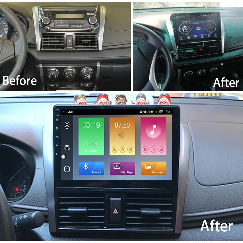 Автомобильный мультимедийный плеер стерео GPS DVD радио навигация NAVI Android экран