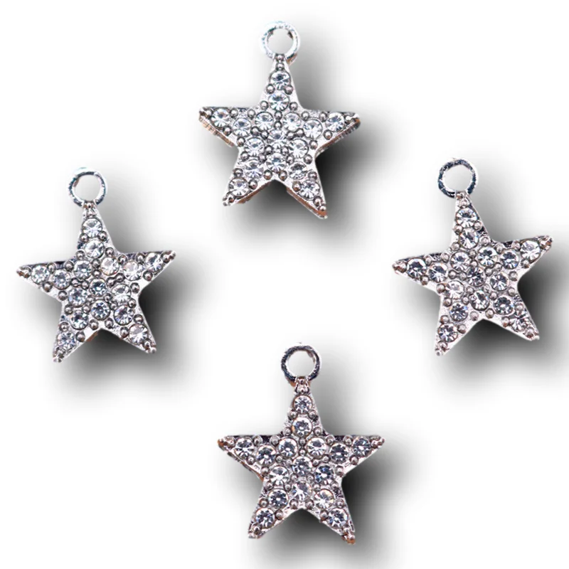 Подвеска в виде пятиконечной звезды для стразы 8 шт. | Украшения и аксессуары