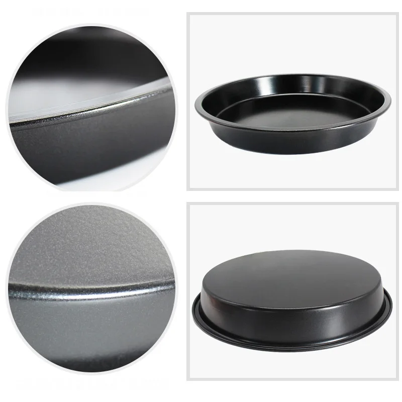 Круглая антипригарная сковорода для пиццы 6/7 дюйма высокопрочная выпечки