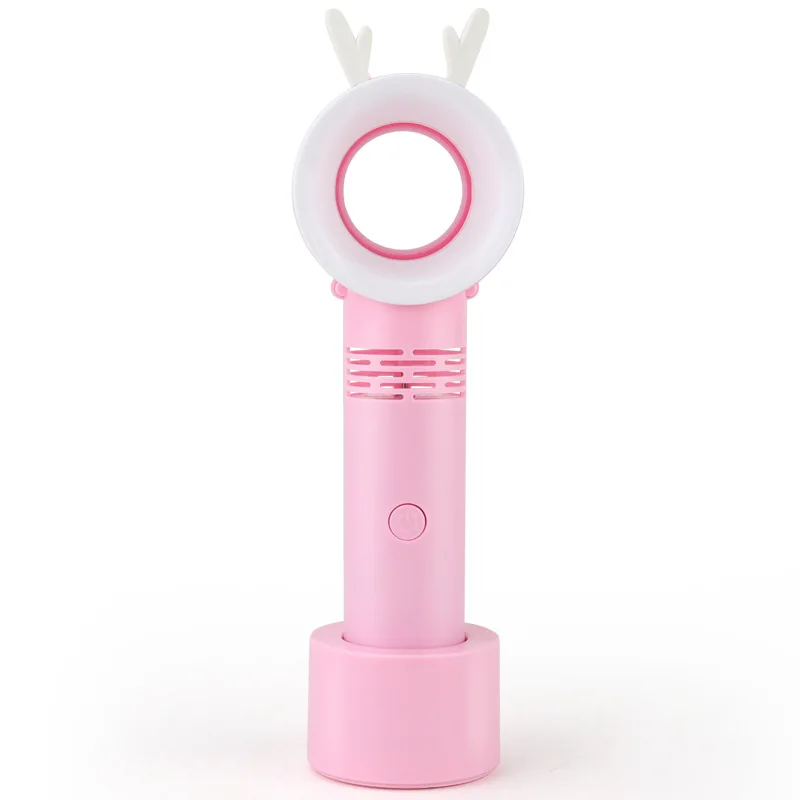 Новейший портативный ручной безлопастный вентилятор USB Перезаряжаемый