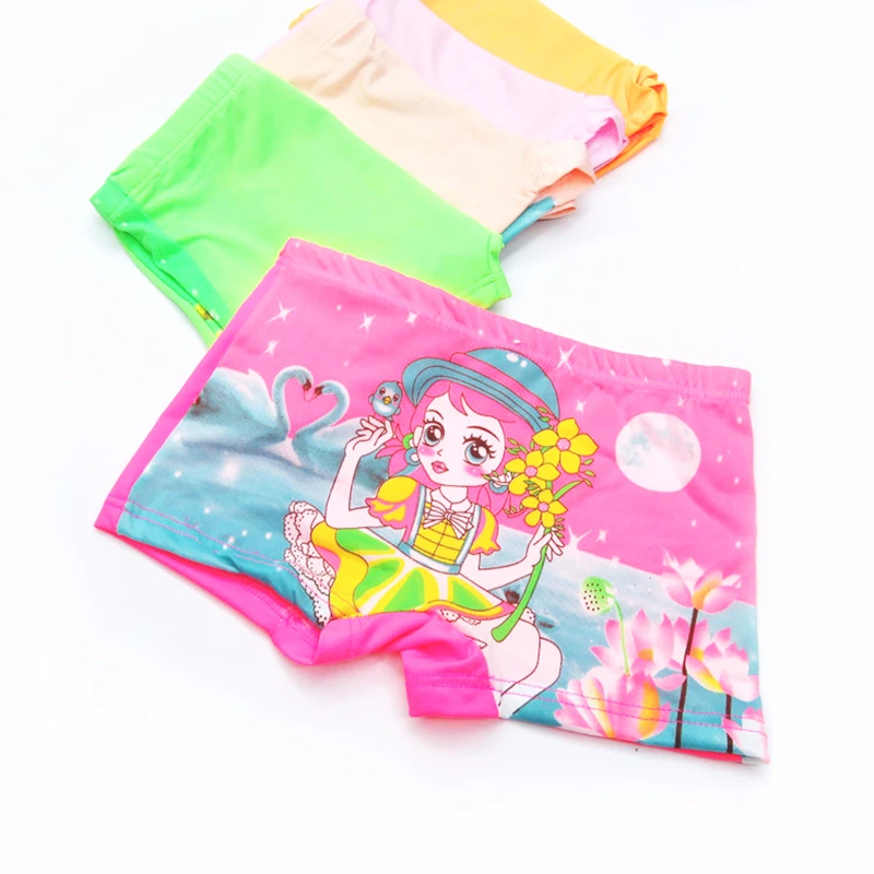 5 шт./лот трусы боксеры для девочек нижнее белье принцесс хлопковые детей оптовая