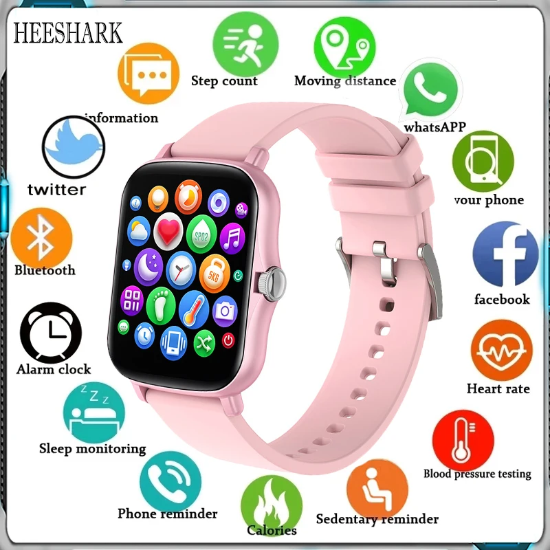 

P8 Plus Smart Watch Men Women smartwatches Sports Fitness Tracker IPX7 Waterproof LED Full Touch Screen suitable For Android ios
