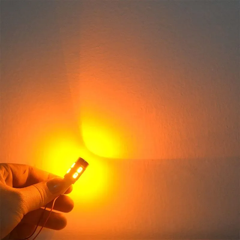 10 шт. T10 желтого цвета 12V W5W 5630 10SMD Клин светодиодный автомобильные лампы для 192 168 194