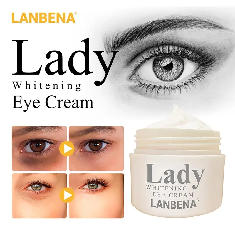 

LANBENA Whitening Eye Cream Delays Aging Fades Wrinkles Eye Bags Removal Dark Circle Firming Repair Anti-Puffiness Skin Care