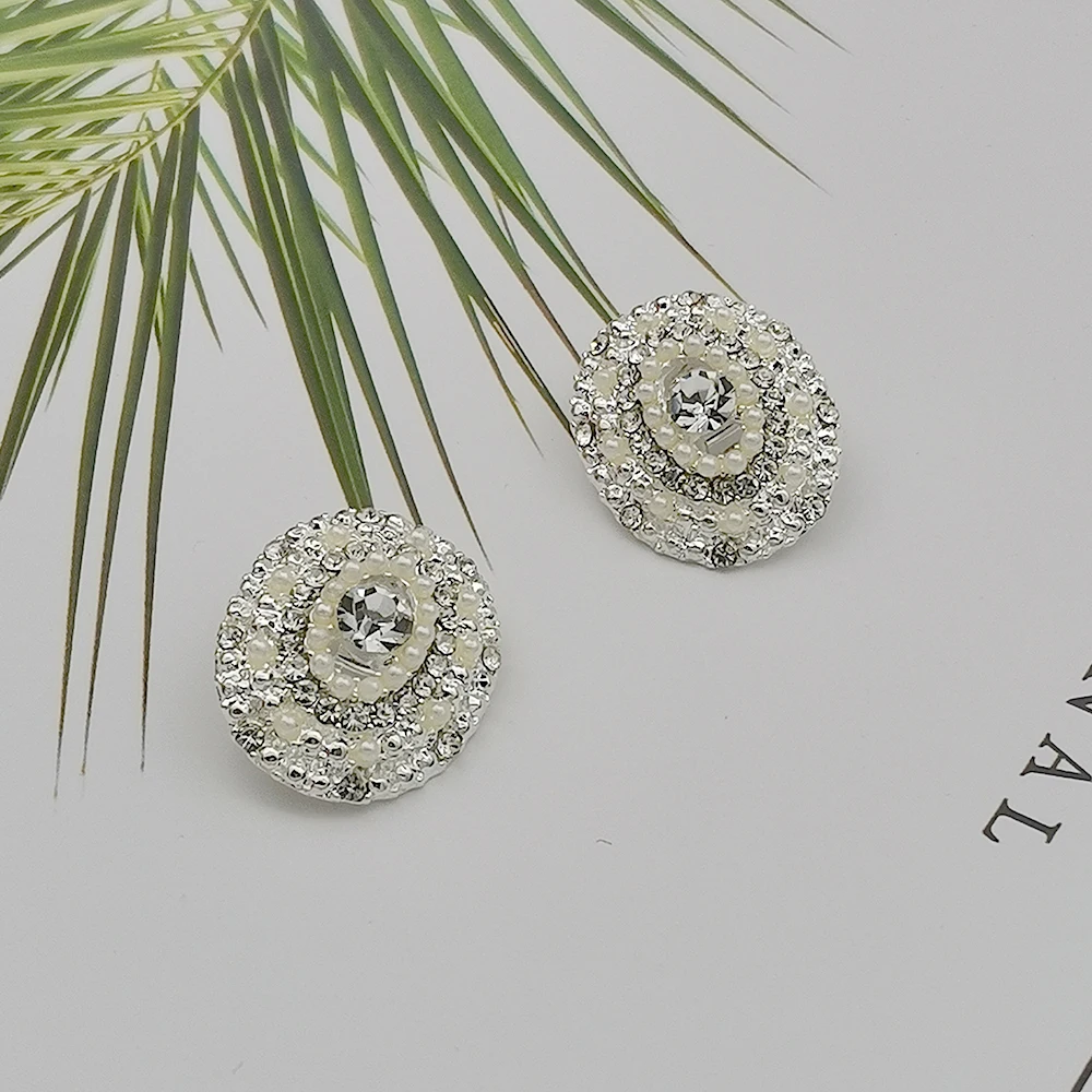 Свадебные Клипсы Серьги женские роскошные Подсолнух дикие овальные