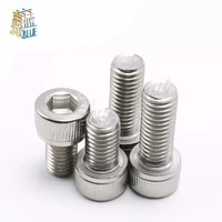 m4 series 100pcs stainless steel hex socket screws m445681012 30 mm cylinder head bolt cup head screws