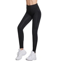 hot sale fitness women leggings with 2 pocket running pants comfortable and formfitting yoga pants