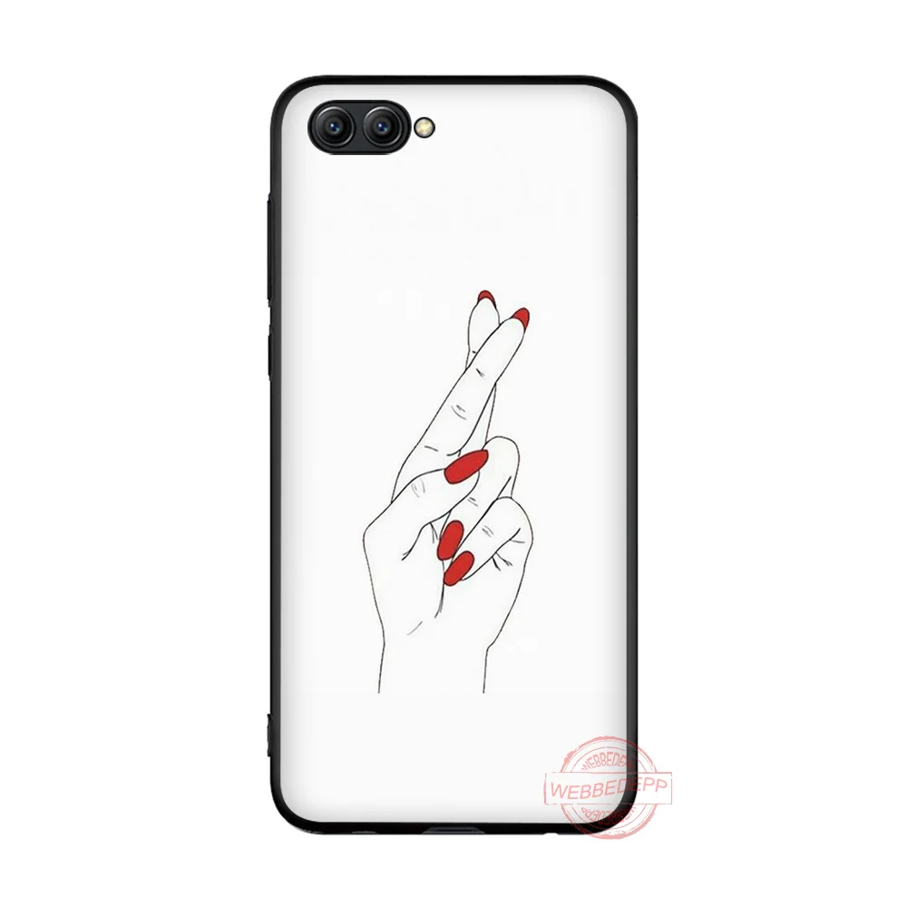 WEBBEDEPP Girl Boss Fashion soft silicone phone case for Honor 6A 7X 8X 8C 8A 9 9X 10lite Note10 20S 20 Pro |
