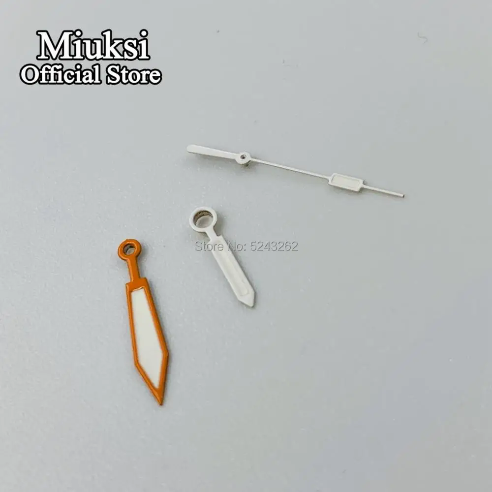 Miuksi зеленые светящиеся стрелки часов подходят для Miyota 8205 8215 821A Mingzhu DG 2813 3804