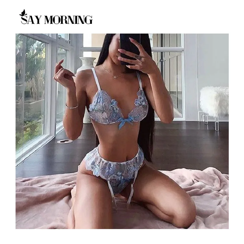 Сказать утро Новое Женское кружевное с вышивкой подвязки сексуальное нижнее
