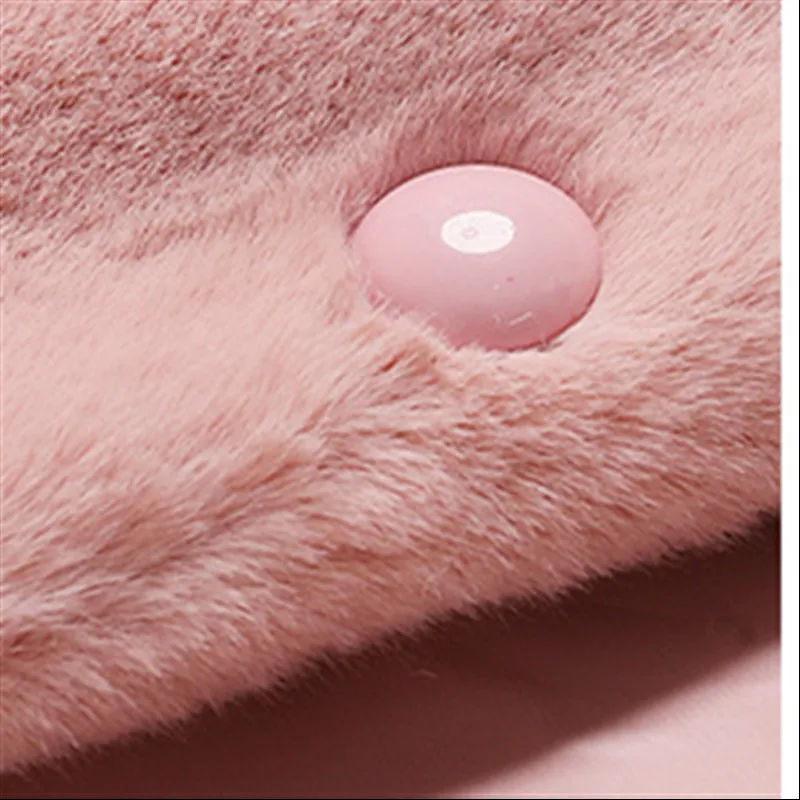 2019 зимнее пальто Дамская Мода Длинные Искусственный мех с мехом Свободные