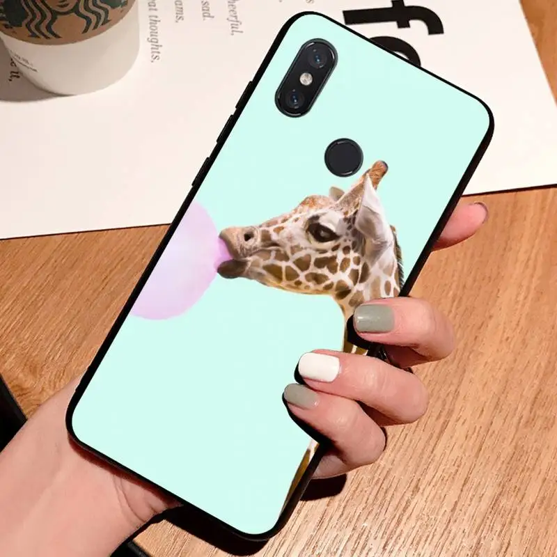

Giraffe animal high quality pattern Phone Case For Xiaomi Redmi note 7 8 9 t k30 max3 9 s 10 pro lite
