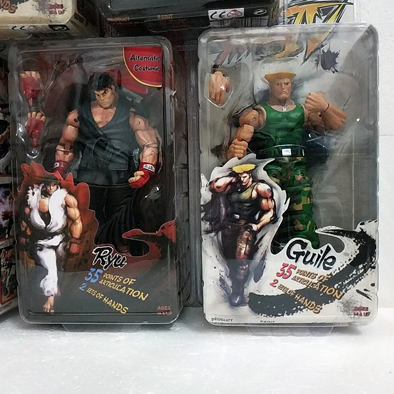 18 см NECA Ken Guile Hoshi Рю фигурка модель игрушки кукла для подарка