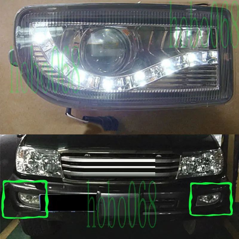 Подходит для Toyota Land Cruiser 4700 FJ100 1998 2007 автомобильный противотуманный фонарь с