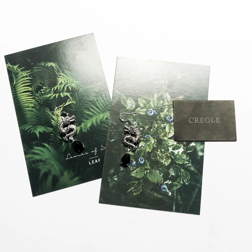 Висячие серьги-подвески с кристаллом дракона модные ювелирные изделия 2019 пробы