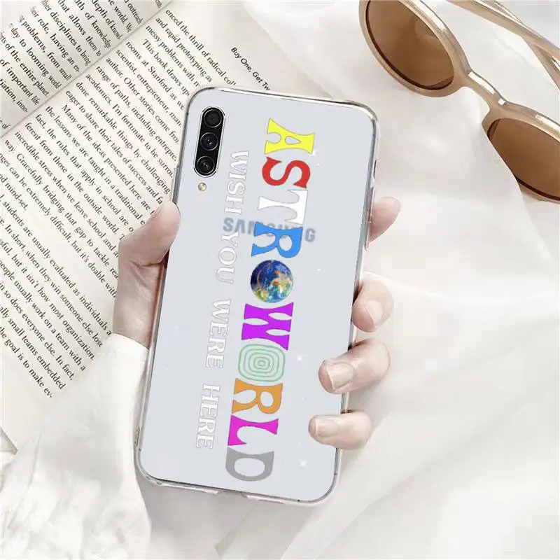 

Travis Scott Astroworld Phone Cases Transparent for Samsung A71 S9 10 20 HUAWEI p30 40 honor 10i 8x xiaomi note 8 Pro 10t 11