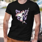 2021 Летняя мужская футболка с принтом манга, рассекающий демонов, уникальная мужская одежда Kochou Shinobu