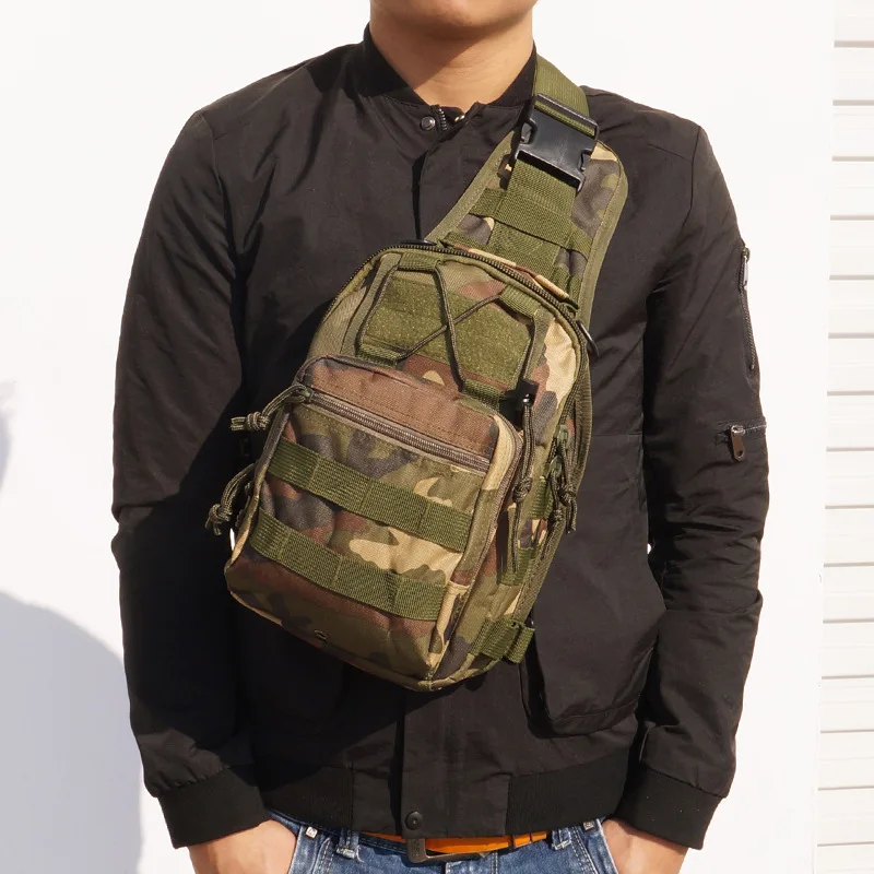 

Outdoor Sports Military Chest Bag Climbing Trekking Backpack Sling Shoulder Bag Tactical Hiking Camping Hunting Fishing Daypack