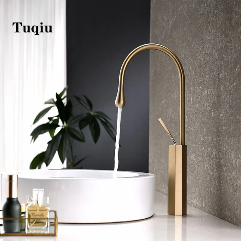 Новый смеситель для раковины однорычажный латунный с поворотом на 360 градусов в