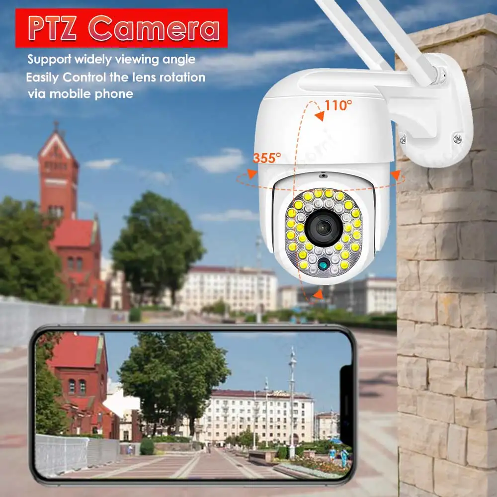 Камера видеонаблюдения 3 Мп IP-камера 5 Wi-Fi 4-кратный зум 1080P | Безопасность и защита