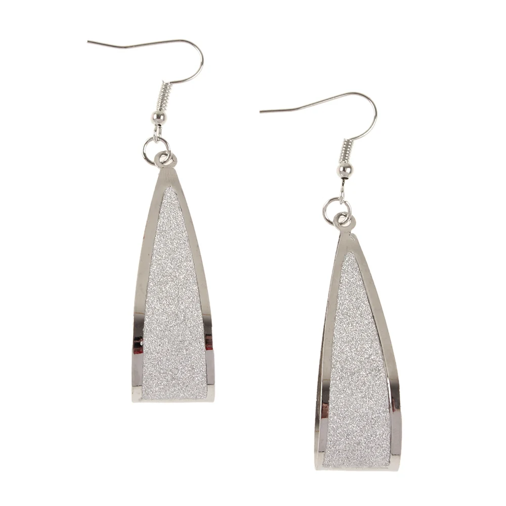 

Frosted Wild Spiral Geometric Earrings Punk Twist Shape Dangle Ear Accessories Lady Girl Jewelry Gift Gold Black