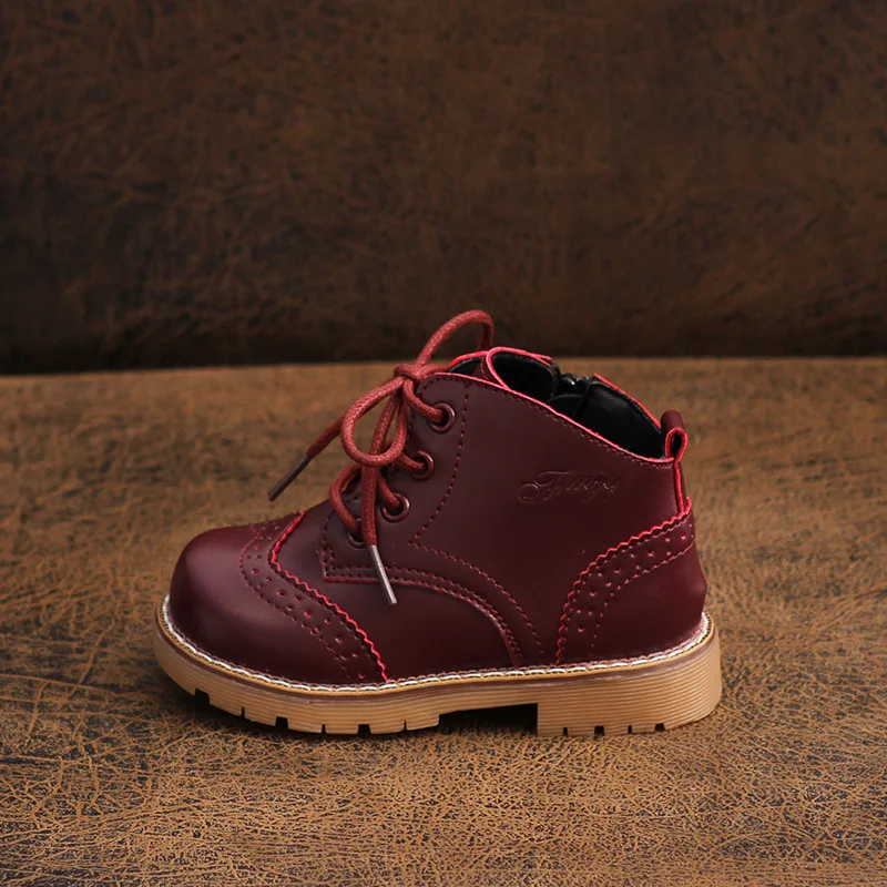 

Autumn and winter new children's boots boys and girls Martin boots children's short boots baby soft sole boots Christmas gifts