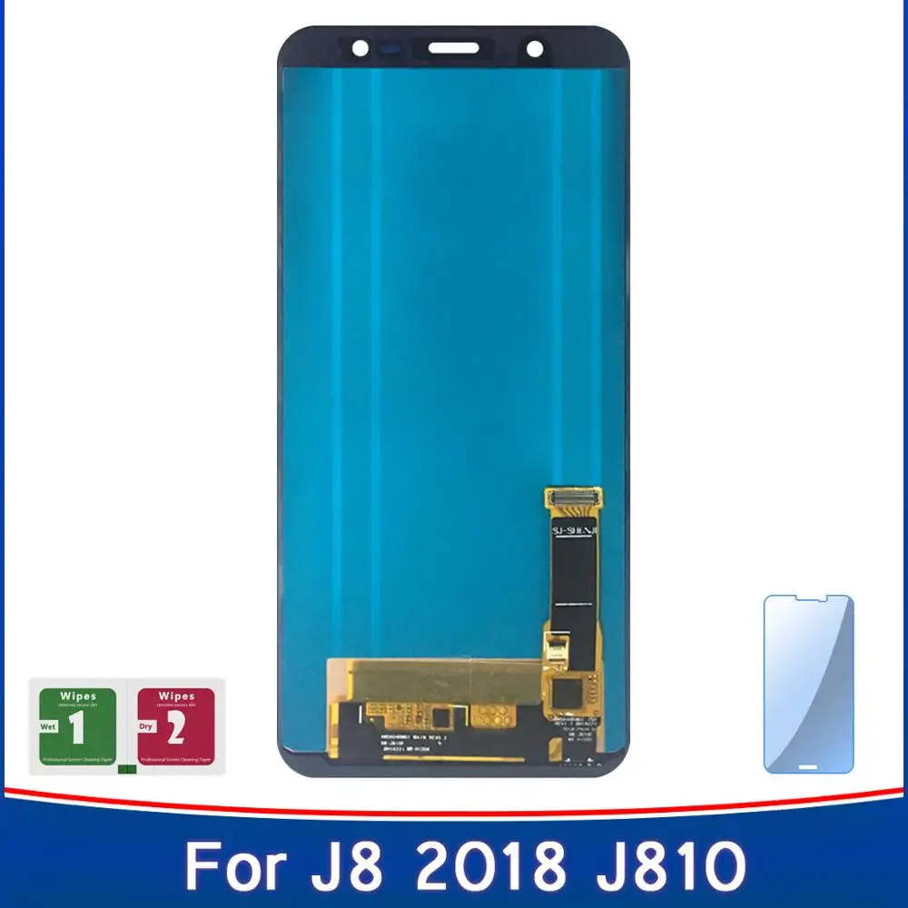 6 0 ''оригинальный OLED ЖК дисплей для SAMSUNG J8 2018 J810 SM J810M J810F J810Y с цифровым