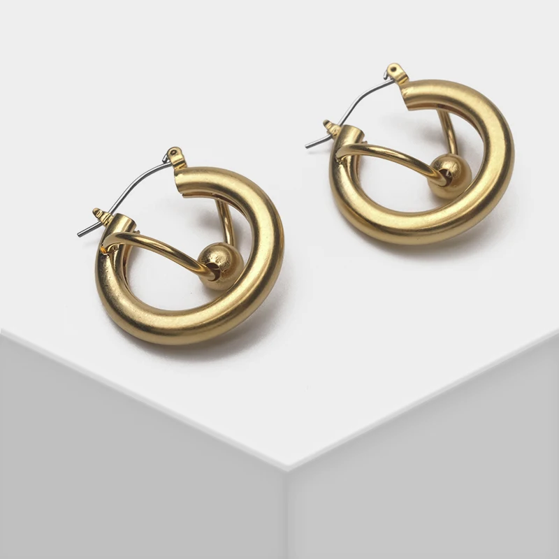 Винтажные геометрические серьги кольца бутик Amorita|Серьги-кольца| |