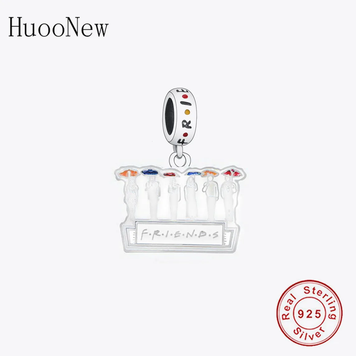 

Six People Dangle Charms Fit Bracelet Necklace New 925 Sterling Silver Friends Charm Bead Jewellery Birthday Gift for Partner