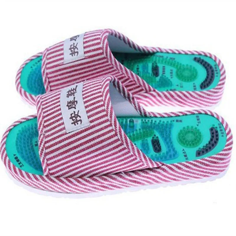 Таичи для похудения акупунктурный Массажер стоп тапочки домашние летние мужские