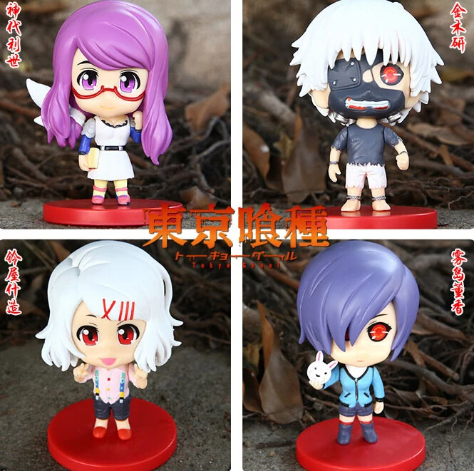 Киришима 8 см Kaneki Ken тоука киришима Rei Rize Фигурки ПВХ brinquedos Коллекция игрушки для