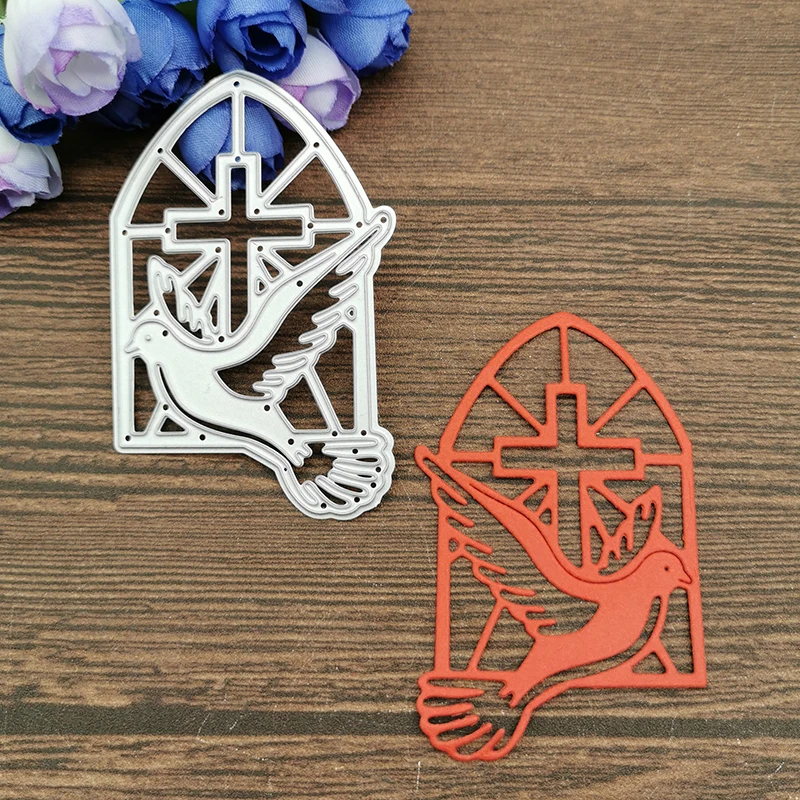 

Pigeon Cross Metal Cutting Dies Stencils For DIY Scrapbooking Decorative Embossing Handcraft Die Cutting Template