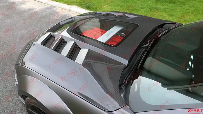 Z ART углерода капот двигателя для Ford Mustang 2015 2019 2 3 5.0L углеродное волокно капота